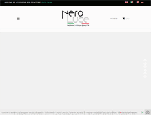 Tablet Screenshot of nero-luce.com